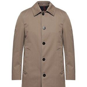 Domenico Tagliente Classic Car Coat – Taupe – Made in Italy – Size 38
